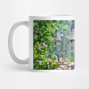 Rhododendrons in bloom near Cragside House - Northumberland, UK Mug